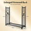 121cm W Metal Log Rack