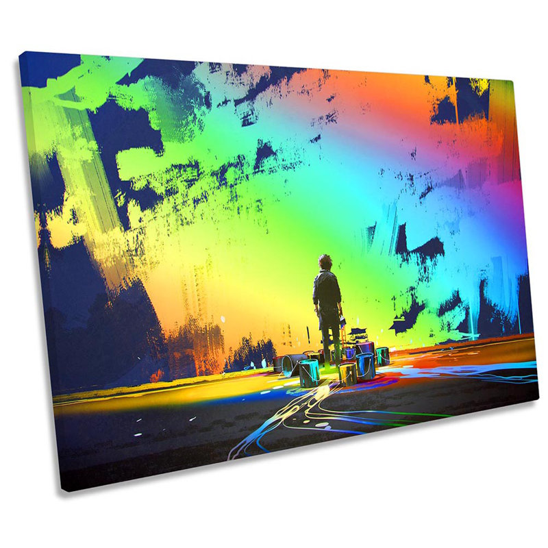 Graffiti Artist Painter - Wrapped Canvas Print, 50.8cm H x 76.2cm W x 2cm D