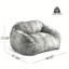 Fauteuil à billes en fausse fourrure