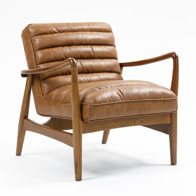Club Leather Effect Armchair