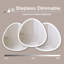 32 po x 32 po Miroir gris