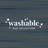 Madelyn Washable Ivory and Blue Machine Woven Area Rug-483316751