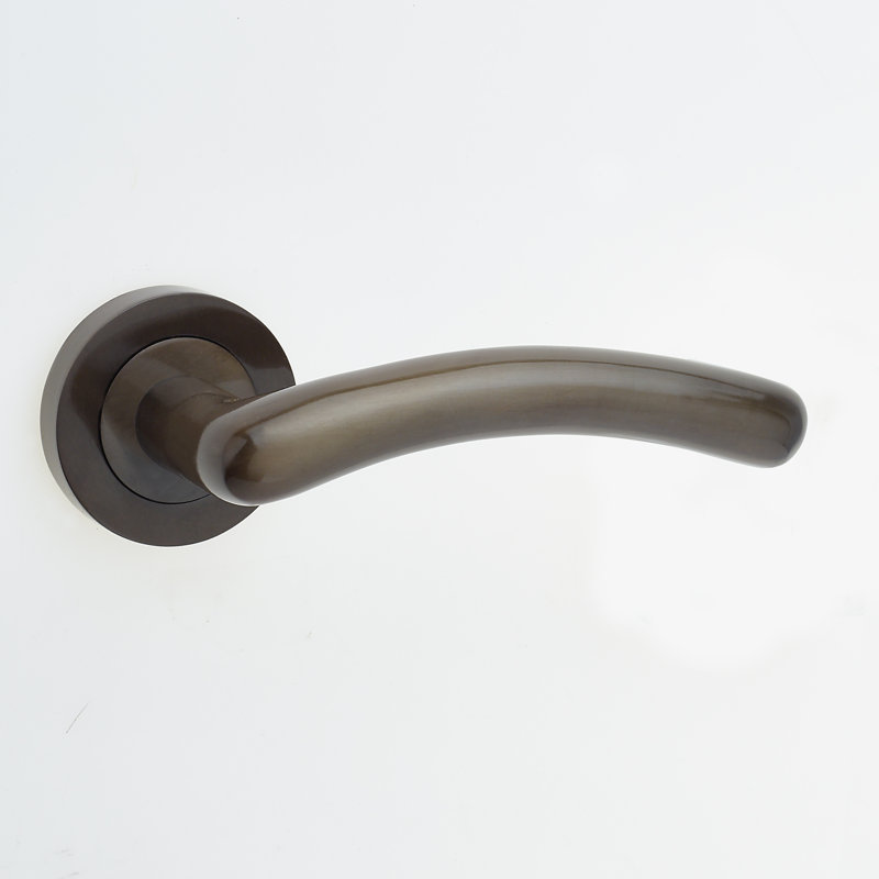 Mailand Passage Door Handle, Dark Bronze