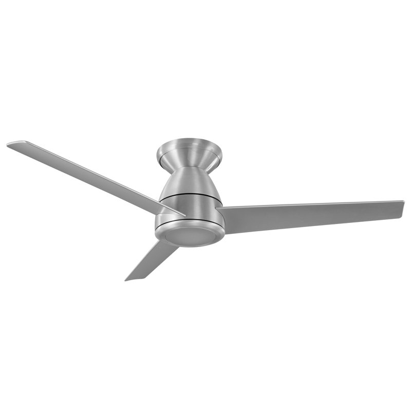 Ventilateur de plafond encastré intelligent à 3 pales Tip avec ensemble d'éclairage DEL et télécommande Bluetooth inclus
