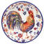 Ensemble de 4 bols à soupe Morning Coq 9 po de diamètre x 2 po 38 oz