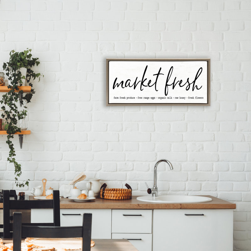 Cadre flottant Market Market, H 11 po x l 25 po, Cadre flottant orme Montalcino