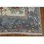 Tapis indien ivoire en laine à motif floral Oushak 8 x 10