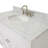 Abell 43'' Single Bathroom Vanity with Carrara Marble Top-60199456