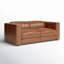 Idyllwild 85'' Genuine Leather Sofa