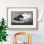 White Maguar Stork by Samuel De Mesquita - Picture Frame Painting-62765382-62765379