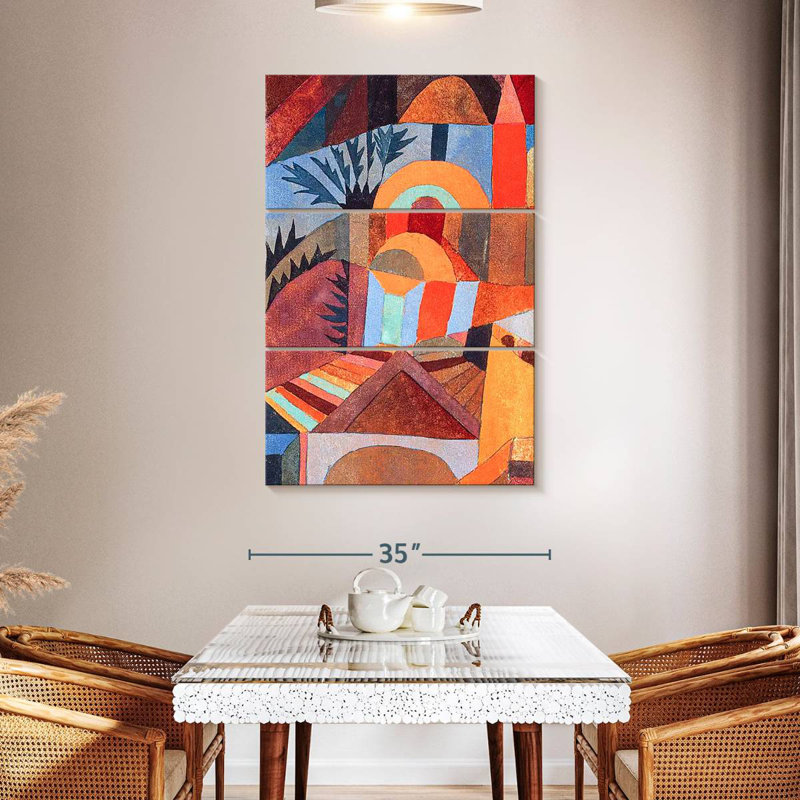 Avery Temple Gardens, 50" H x 32" W