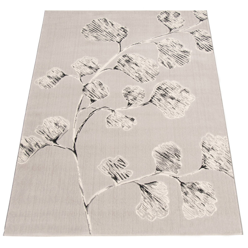 Fortside Floral Indoor Rug, Rectangle 3'11" x 5'7"
