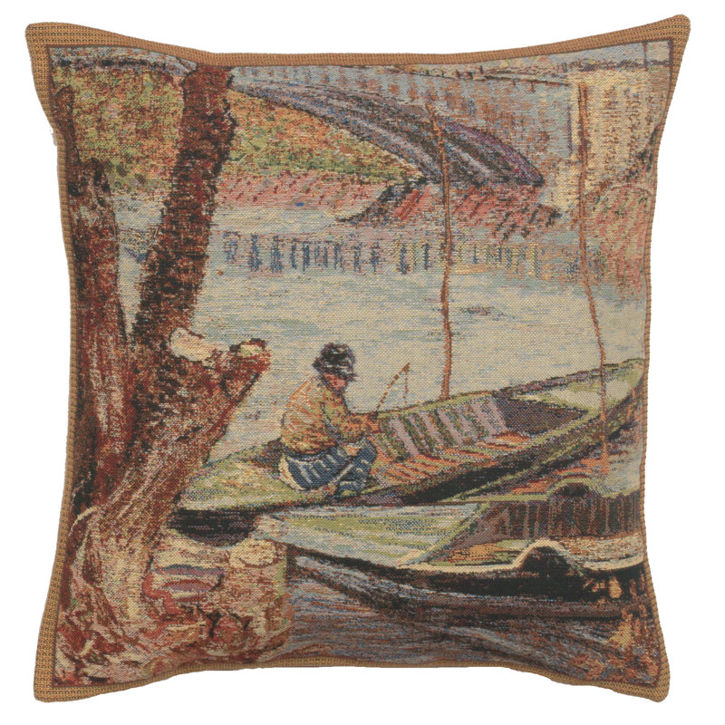 Landscape Cotton Blend Pillow Cover