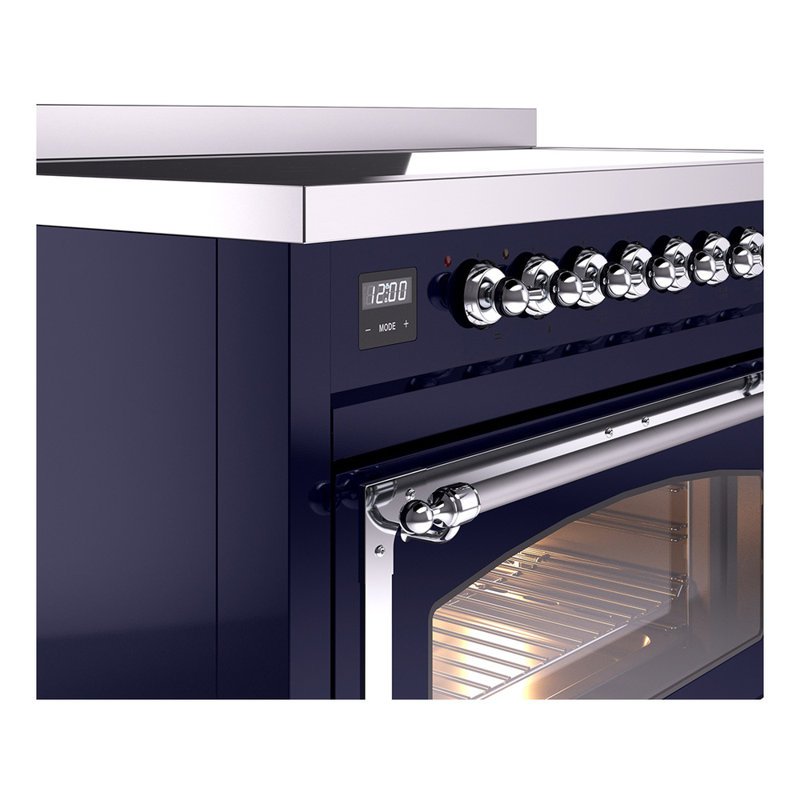 ILVE Nostalgie II Noblesse 48 in Induction Range, Midnight Blue/Chrome