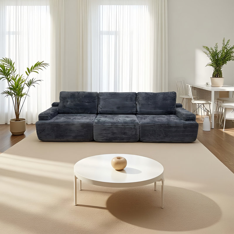 Canapé modulaire à trois places Boneless