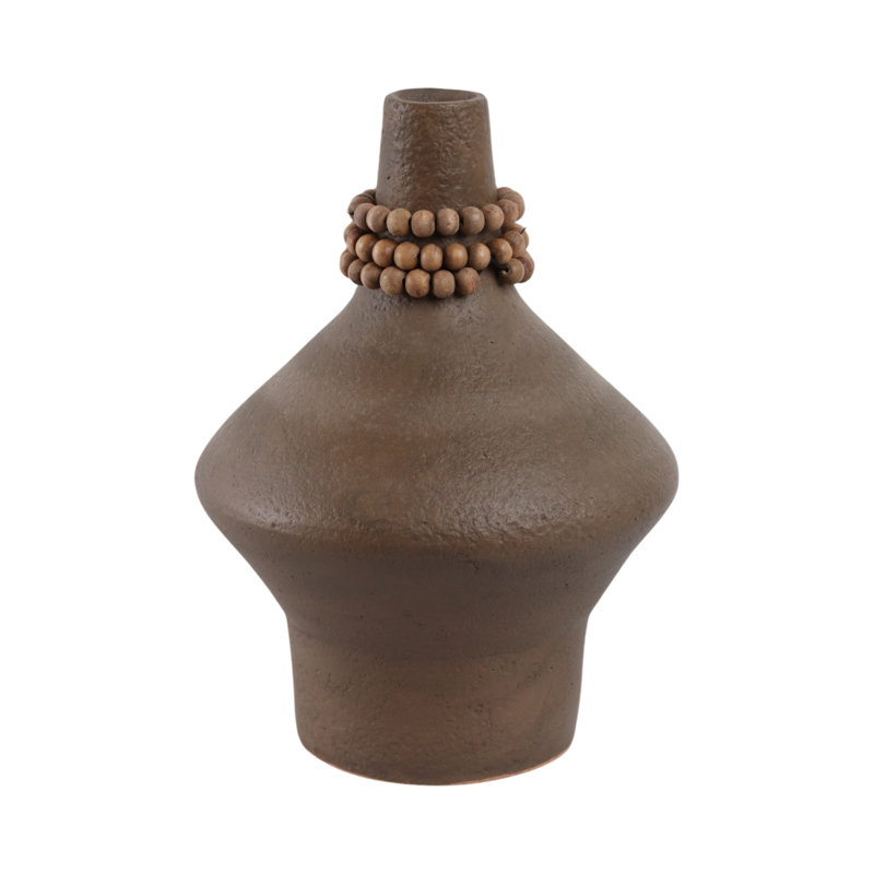 Tutwell Handmade Clay Table Vase, 12" H x 10" W x 10" D
