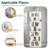 360° Rotating Shoe Rack Tower With 7-tier Spinning Shoe Shelf And 5 Grids Per Layer-82045202