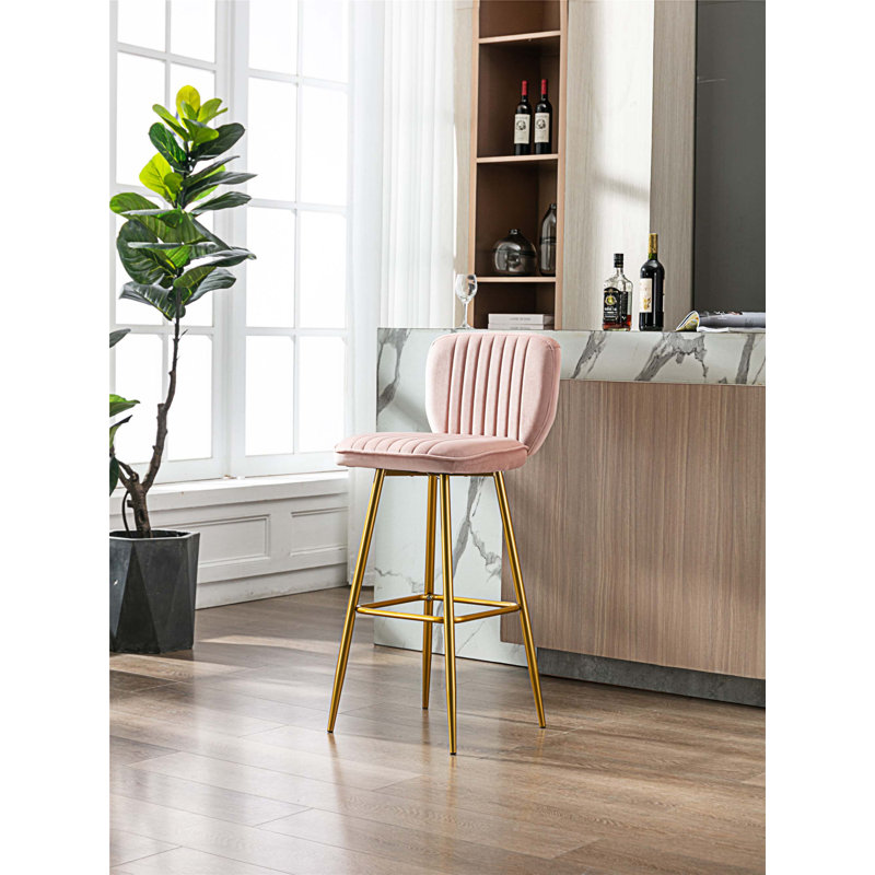 Tabouret de bar 27,56 po Aquilae, Rose Gold, 1