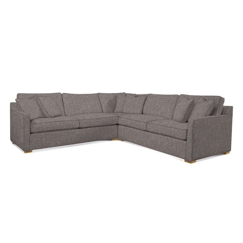Brentwood Sectional, Honey, Brown Geometric, 0456-33