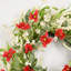 Couronne de fleurs artificielle 24 po avec fleurs et fleurs-222940785