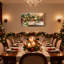 Guirlande de Noël avec lierre et lumières, ensemble de 3 impressions sur toile-585522245