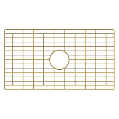25.75"x14.25" Bottom Grid in Champagne Bronze PVD