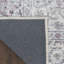 Tapis oriental gris / ivoire en polyester / coton lavable à la machine-93645590