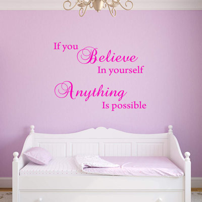 Text & Numbers Wall Decal
