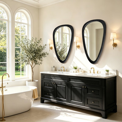 Miroir d'appoint mural Asymmetric