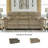 Alphons Upholstered 93'' Reclining Sofa-73473810