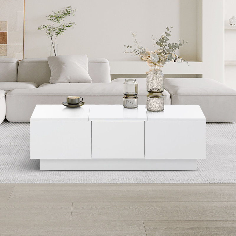 Table basse Candide, Blanc