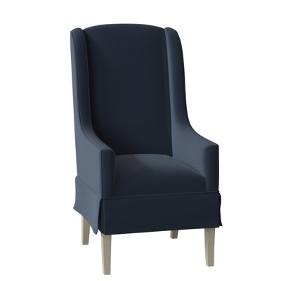 Reed Upholstered Wingback Arm Chair