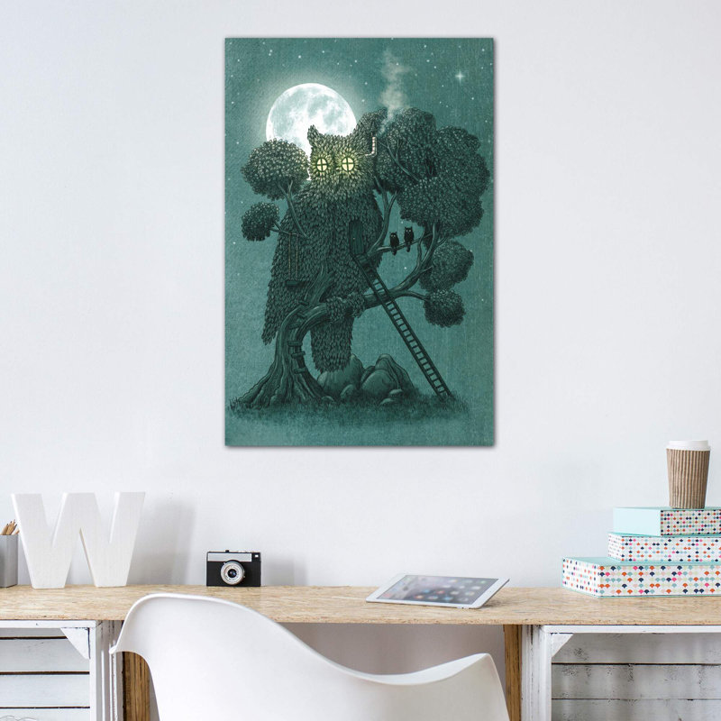 «Night Watch» par Terry Fan - impression, H 40 po x l 26 po x P 1,5 po, Toile tendue, Pas de tapis