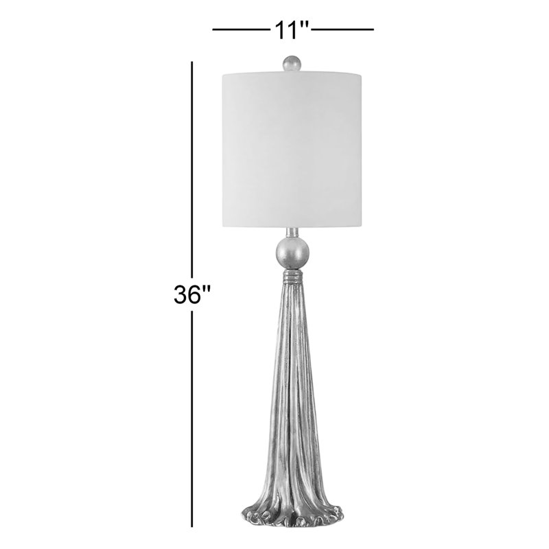 Lampe de commode métallique antique 37 "Archuleta