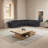 3-Piece Cow Top Leather Sectional Sofa-11448278-11448276