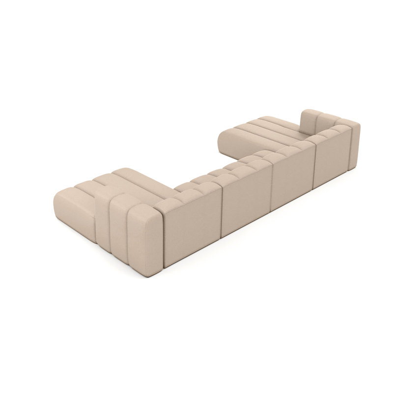 4 Seater Velvet Corner Sectional