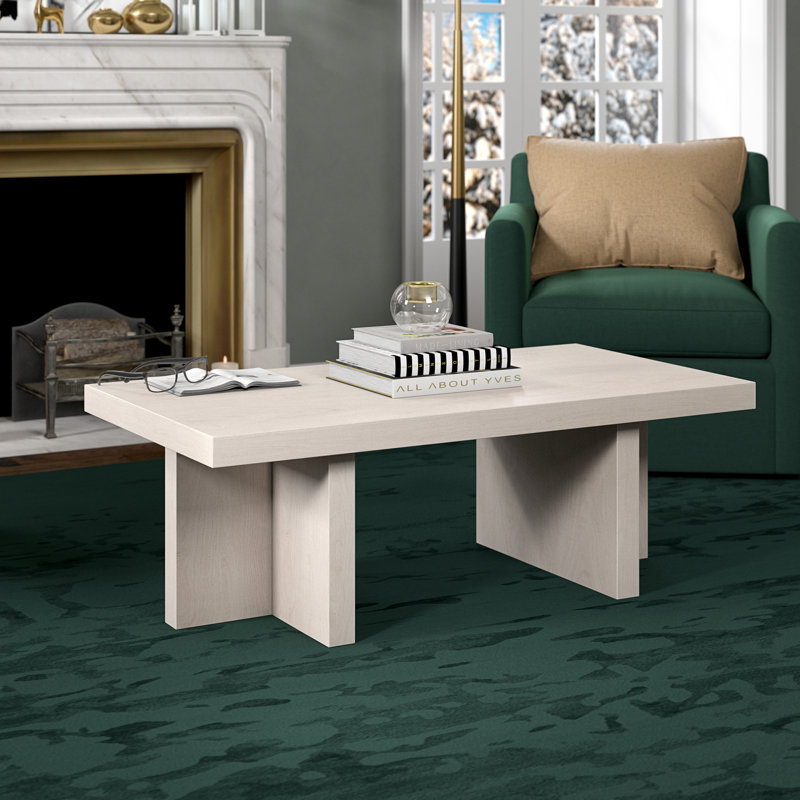 Cerrone Single Coffee Table, Alder White