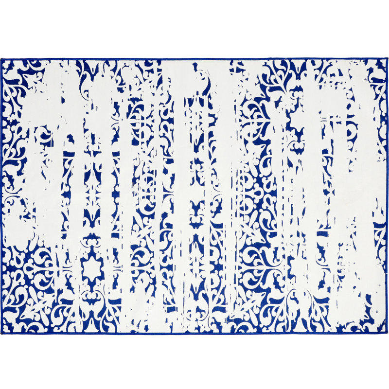 Tapis intérieur/extérieur bleu Dietz