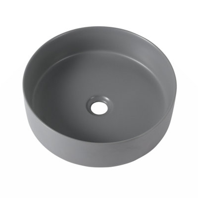 Wenty 15.7 " Ceramic Circular Bathroom Sink