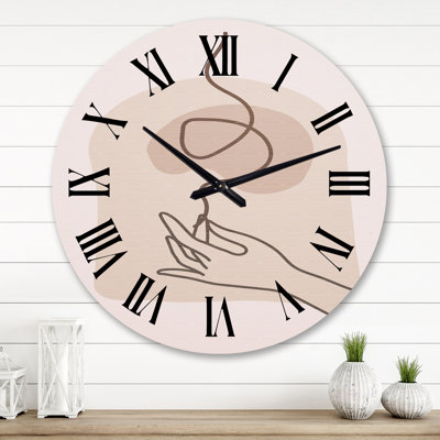 Horloge murale Organic Boho