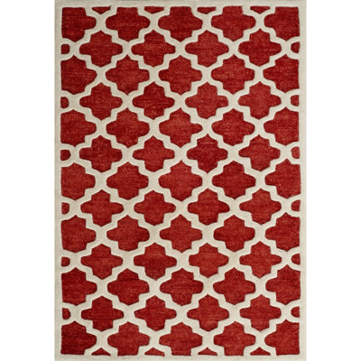Precious Hand Tufted Performance Geometric Rug