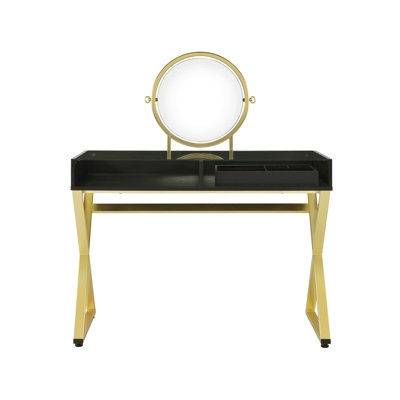 Bureau de coiffeuse avec miroir et plateau à bijoux (sans la chaise)