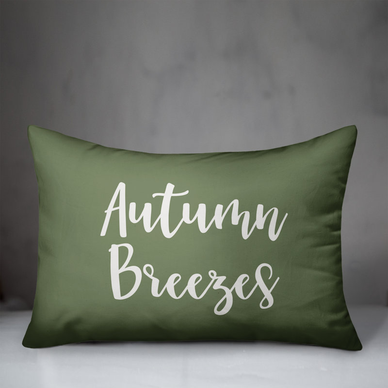  Coussin lombaire Autumn Breezes, vert
