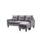 Ollice 3 Seater Velvet Sofa & Chaise-463028570