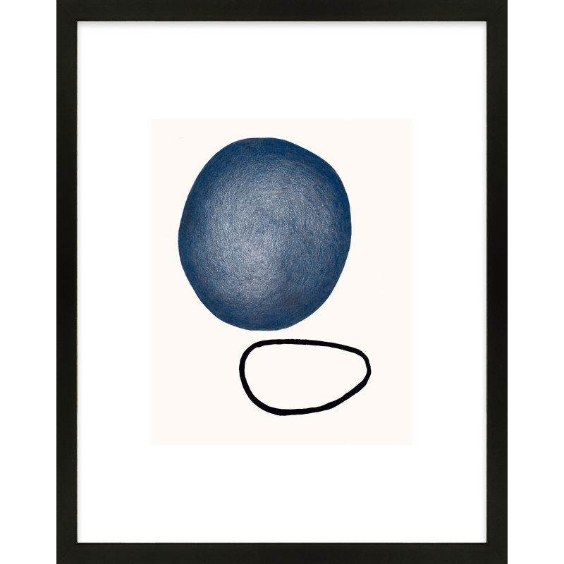 No. 151 Print by Katy Montica, Black Framed Paper, 25" H x 20" W x 1.25" D