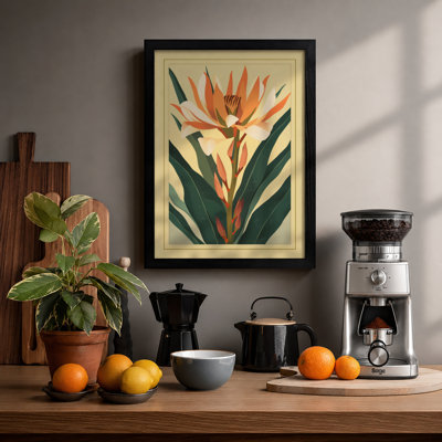 Orange Bloom Botanical - Print