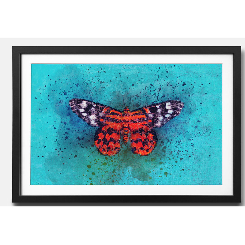 Streetart Colourful Friend - Single Picture Frame Print, 64cm H x 84cm W x 2.2cm D