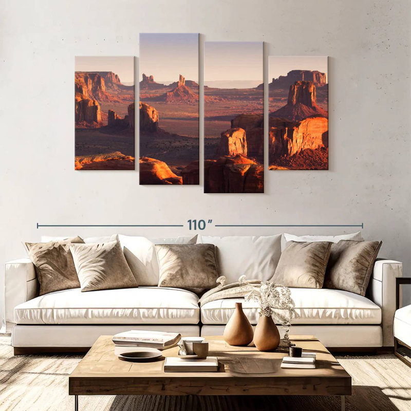 Radiant Monument Valley, H 54 po x l 84 po