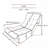 Upholstered Adjustable Lounge chair