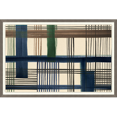 Plaid Tapestry 3 Print by Thom Filicia